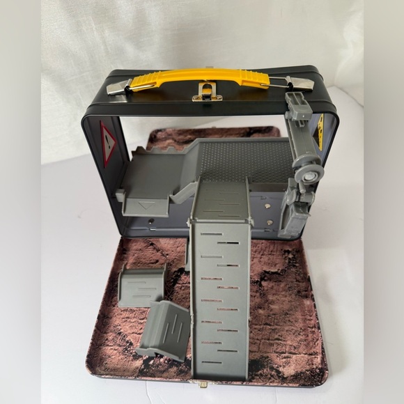 CAT Caterpillar Little Machines Store & Go Double Sided Lunch Box BOX ONLY - Picture 1 of 6